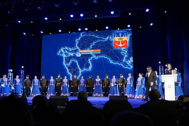 Ансамбль «Казачий Дон» представил Волгодонск на концерте, посвященном юбилею Концерна «Росэнергоатом»