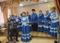 Народный фольклорный ансамбль «Красноярочка» поздравил подопечных местной организации Всероссийского общества