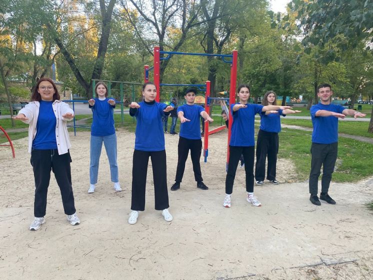 В Волгодонске прошла акция «Спорт против наркотиков» с волонтерами культуры